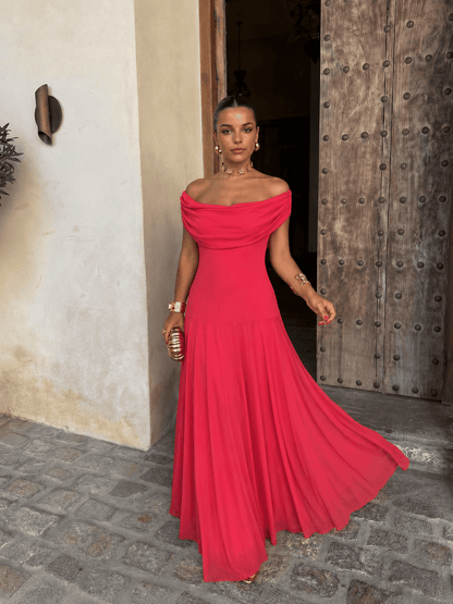 Amalfi | Vestido largo drapeado