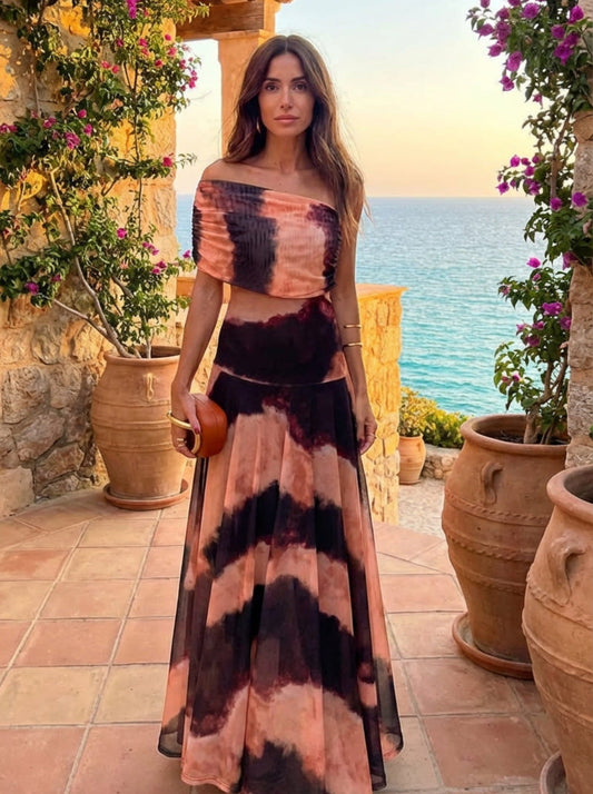 Positano | Vestido largo estampado