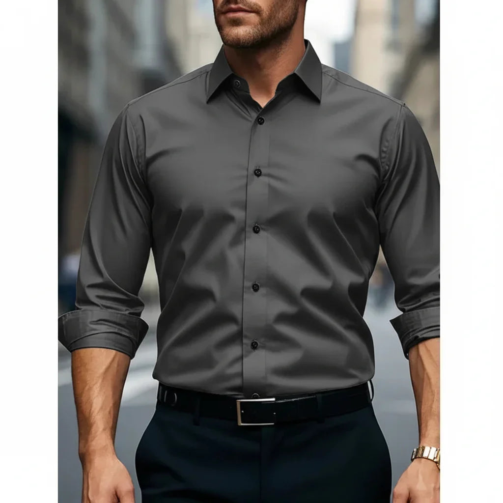 Salamanca | Camisa entallada de manga larga