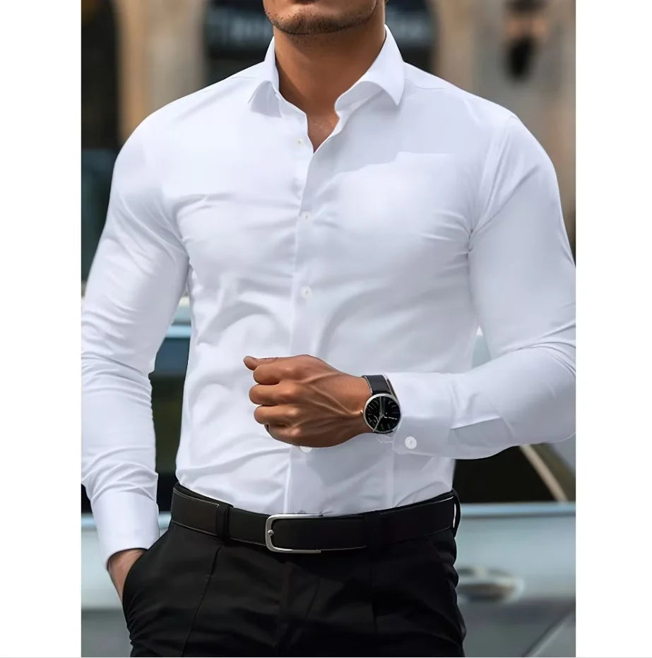 Salamanca | Camisa entallada de manga larga