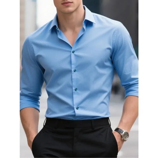 Salamanca | Camisa entallada de manga larga