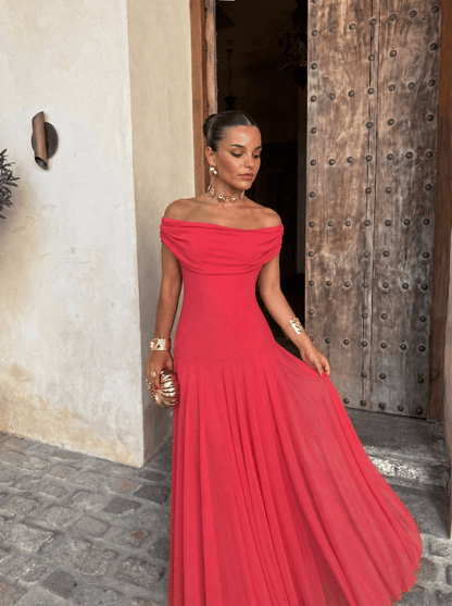 Amalfi | Vestido largo drapeado