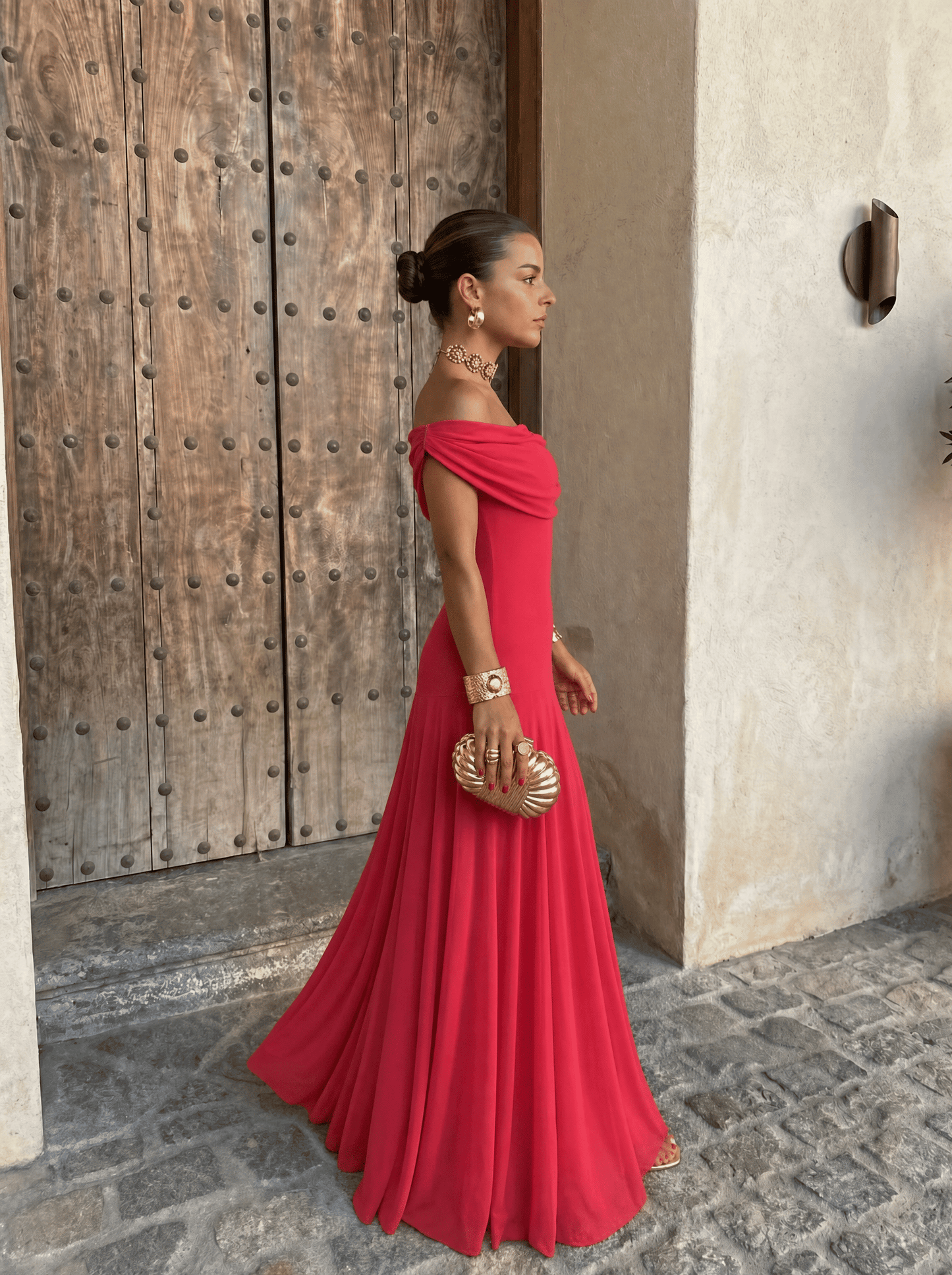 Amalfi | Vestido largo drapeado