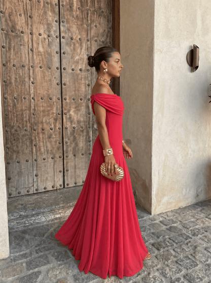 Amalfi | Vestido largo drapeado
